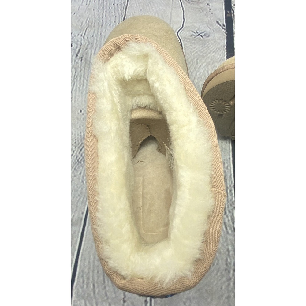 UGG Classic Mini 40:40:40 Anniversary Sand Suede Boots Size 10 Womens fits Men 8 - Picture 7 of 11